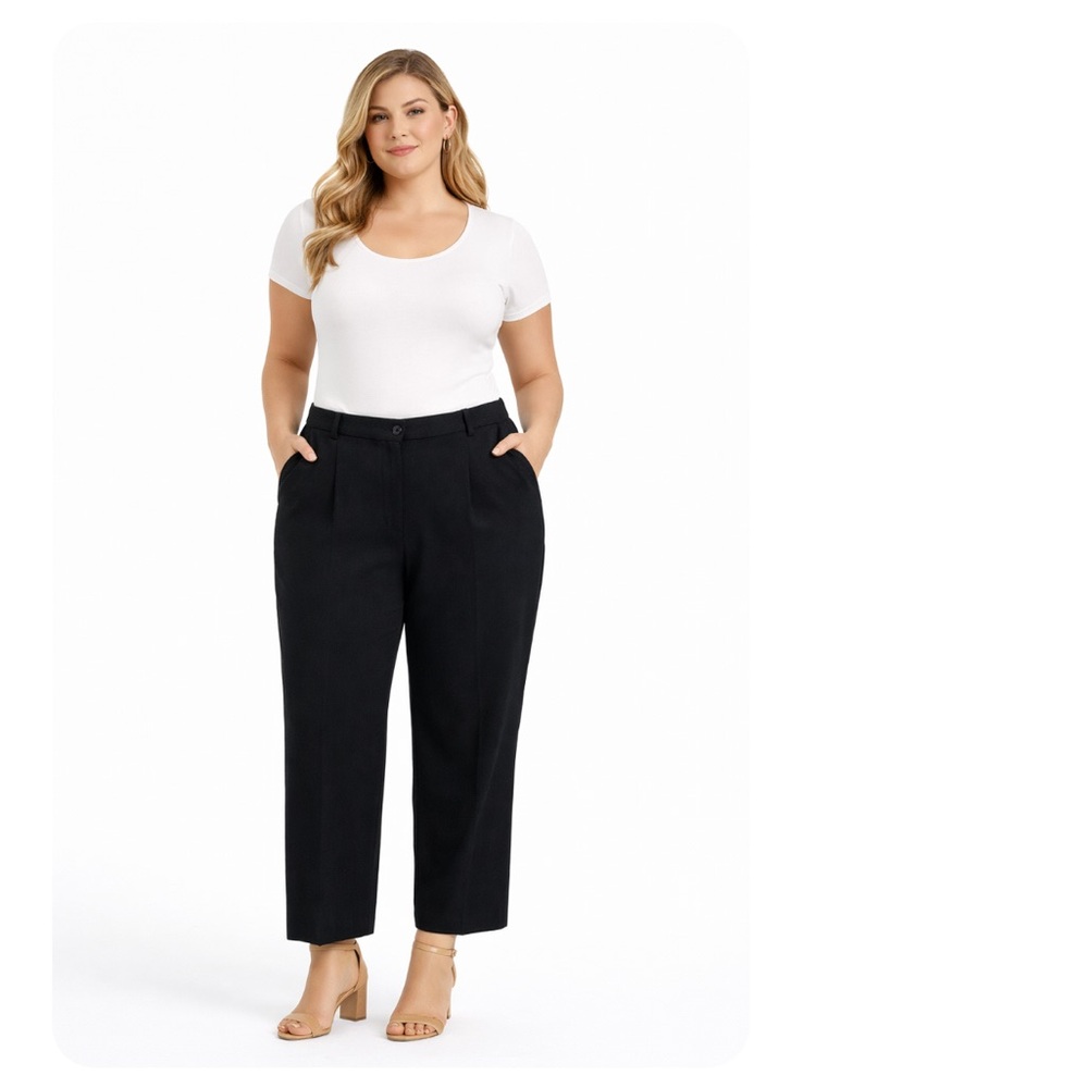 NYGARD Classic Black Dress Pants fully lined size 14